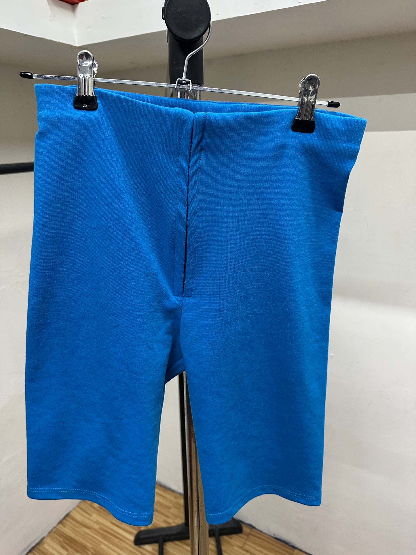 ZARA BIKER SHORT BLUE