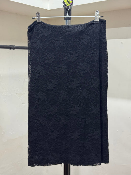 Express Lace Black Skirt