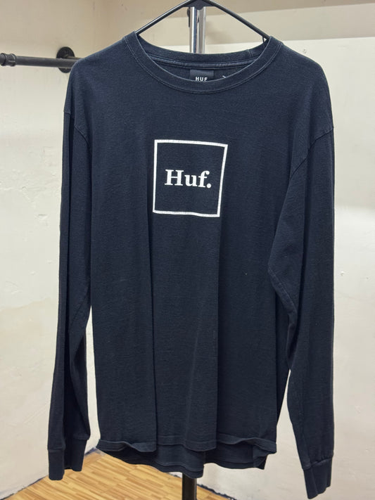 Huf Long Sleeve Black Shirt