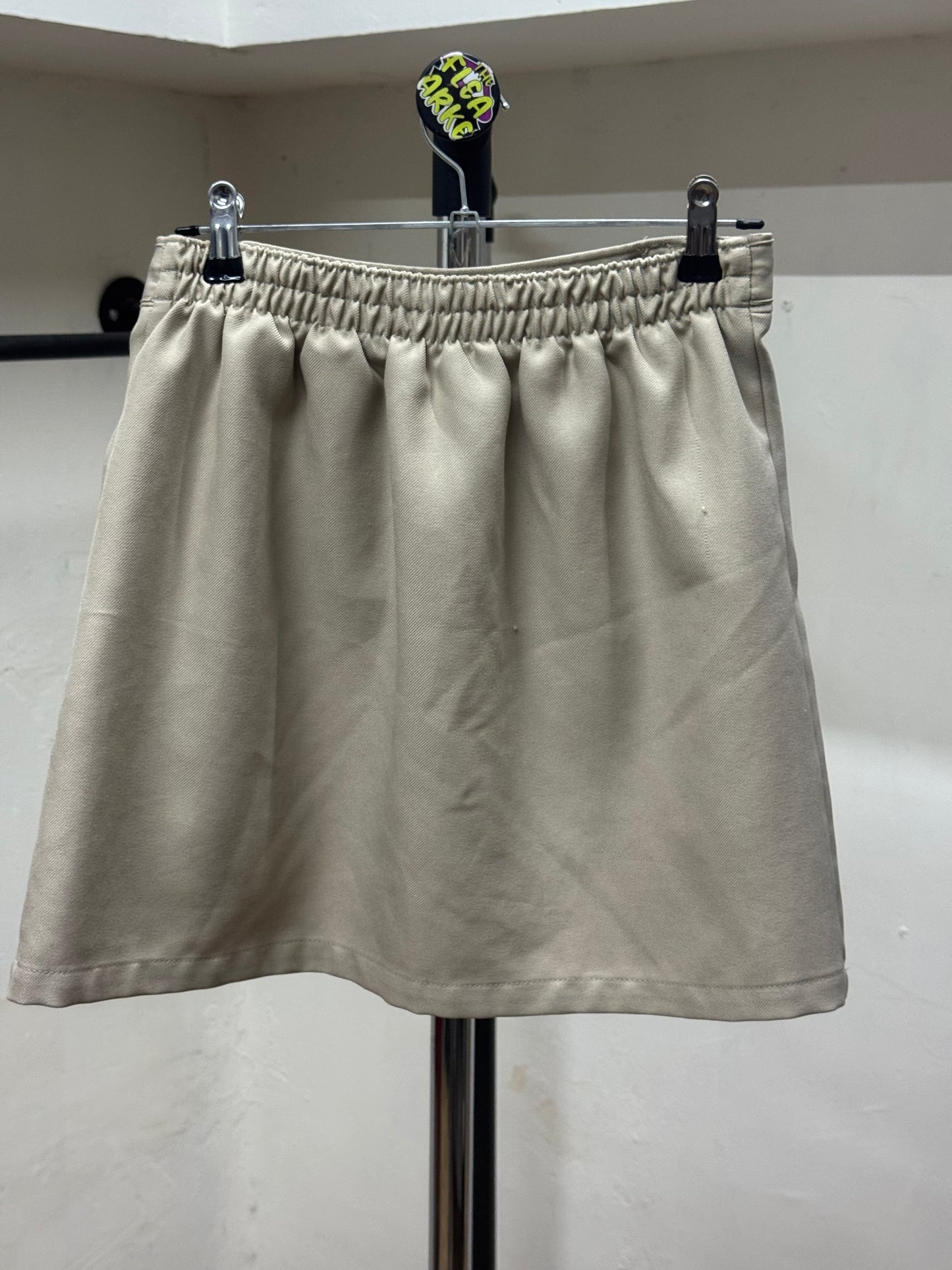 George Pleated Beige Skirt
