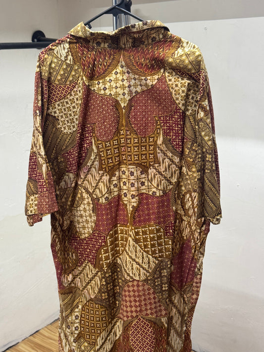 Danar Hadi Yellow Pattern Shirt
