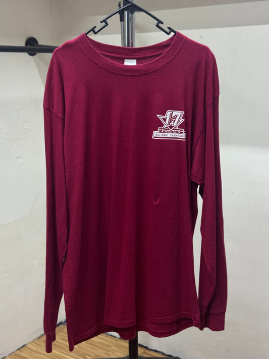 Alabama Football Elephant Red Long Sleeve Shirt