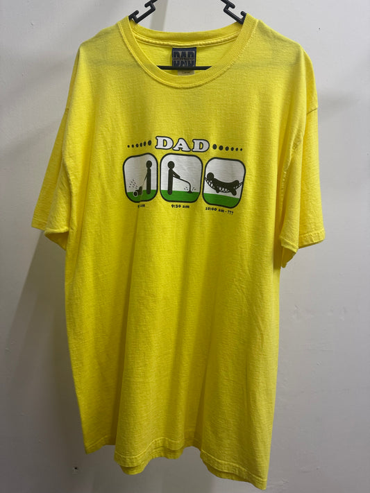 World's Greatest Dad Yellow Tee