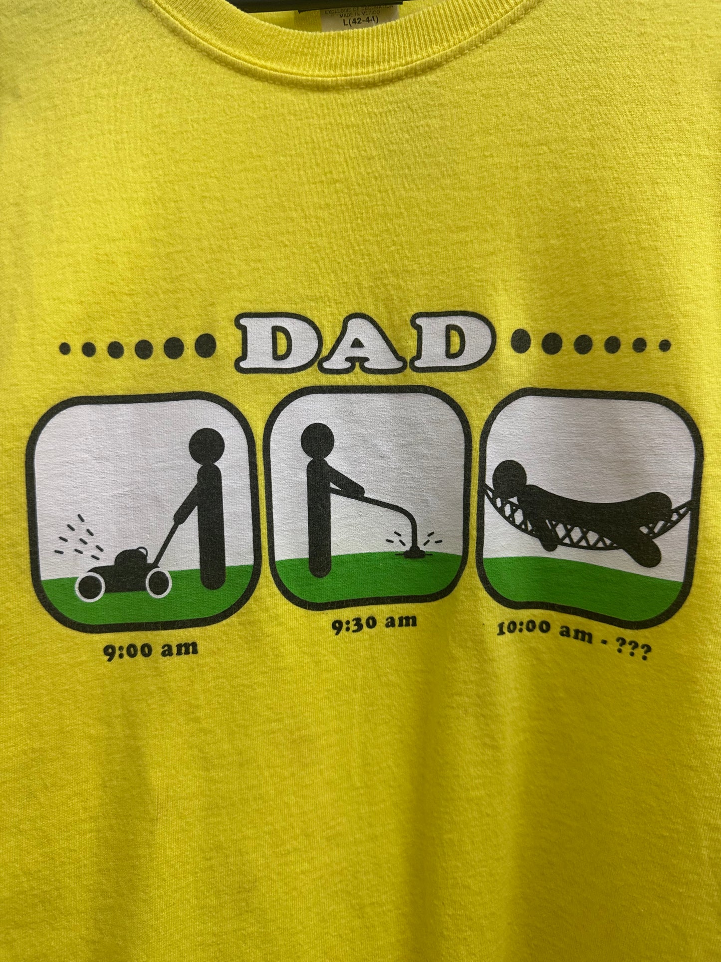 World's Greatest Dad Yellow Tee