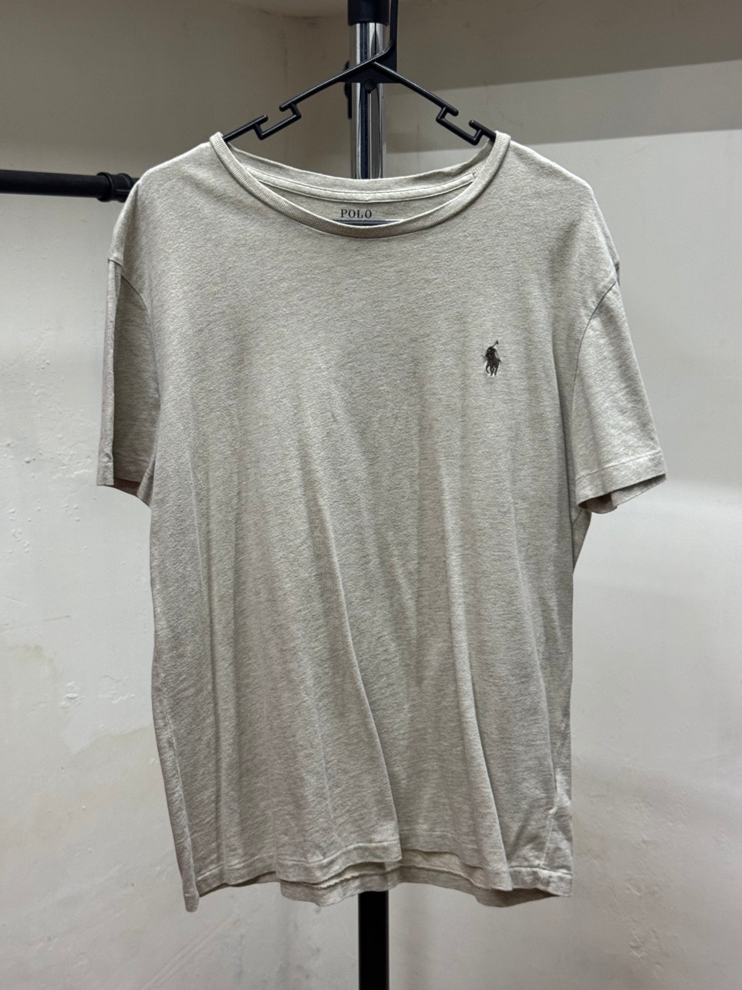 Polo Ralph Lauren Brown Logo Beige Tee
