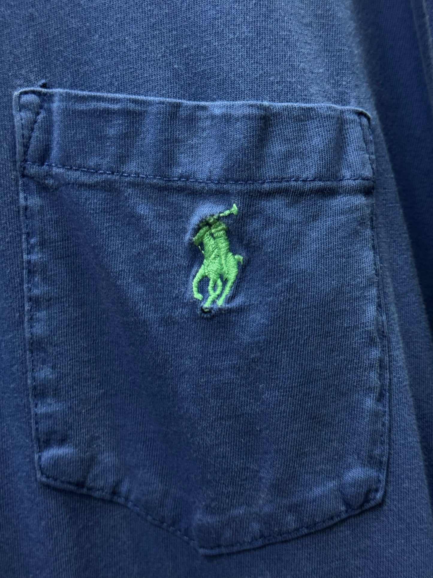 Polo Ralp Lauren Mint Logo Dark Blue Tee