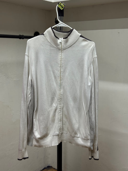 Armani Exchange High Neck Sip-Up Bi Color Jacket