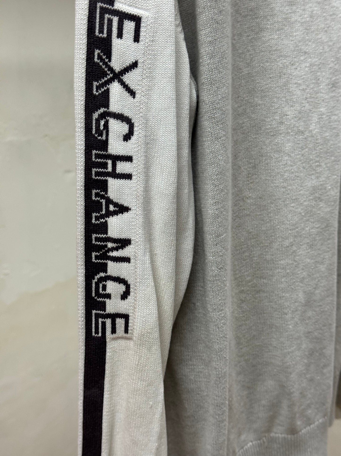 Armani Exchange High Neck Sip-Up Bi Color Jacket