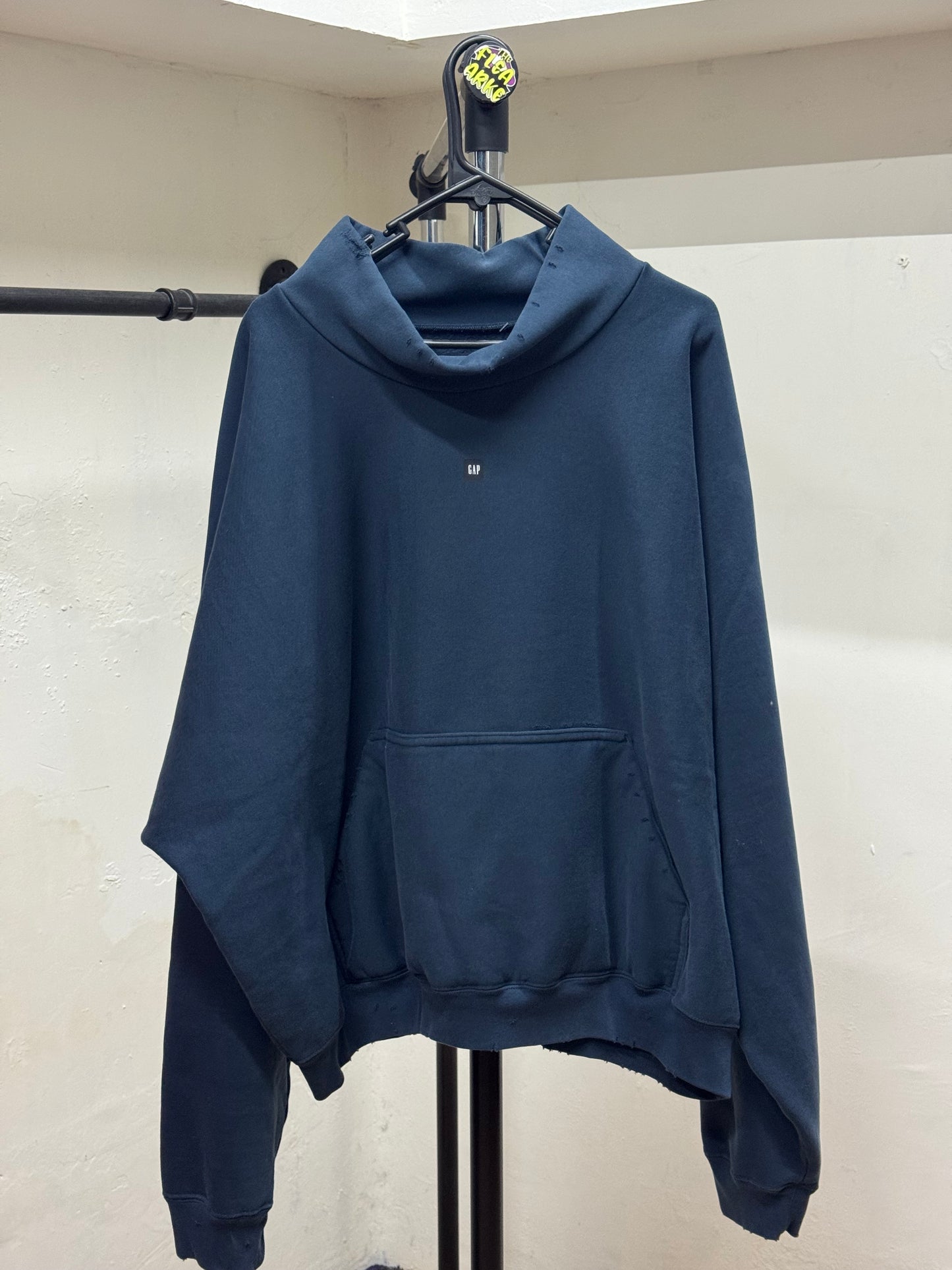 YZY GAP High Neck Dark Blue Sweater