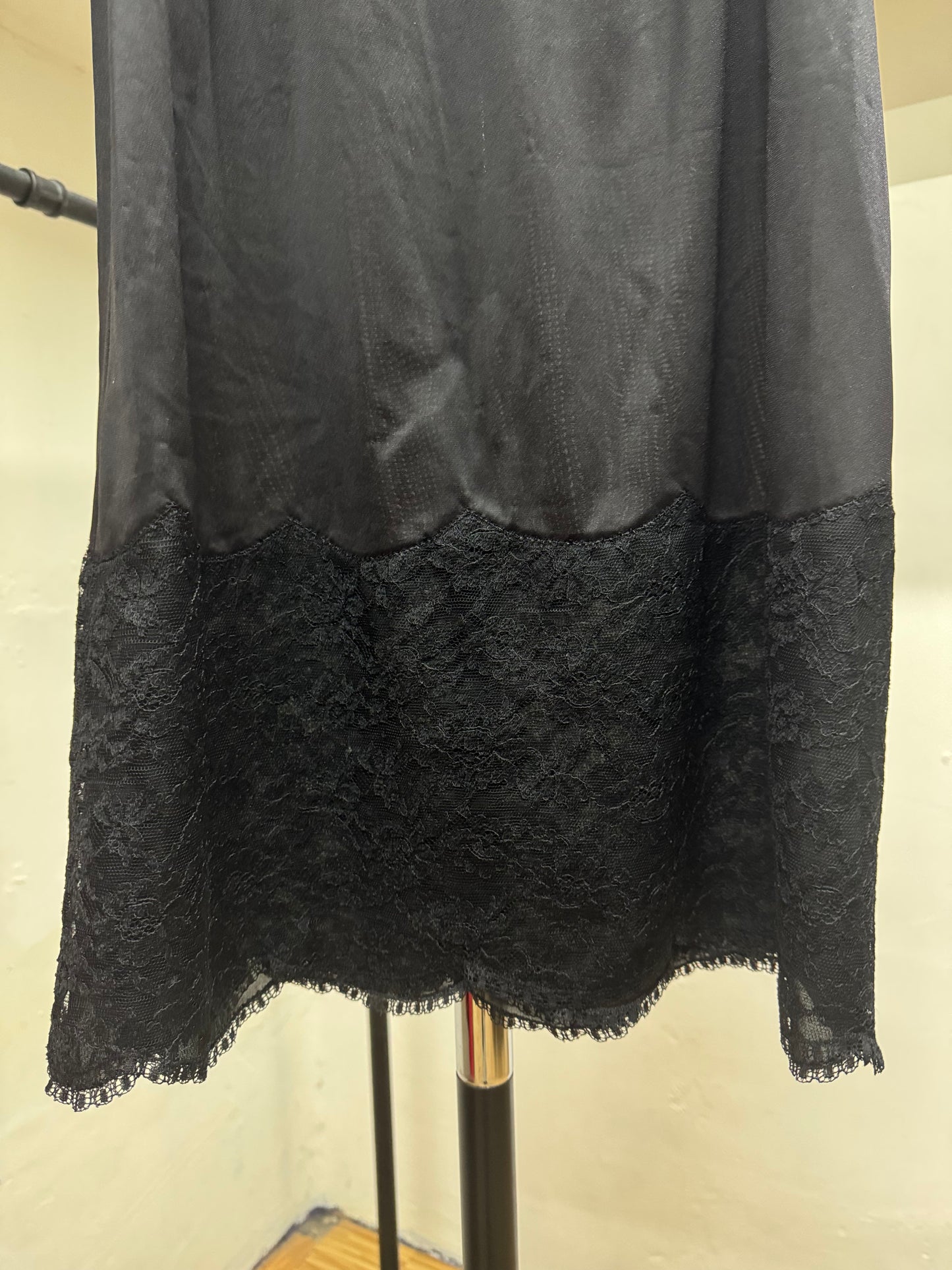 See Through Black Lace Skirt