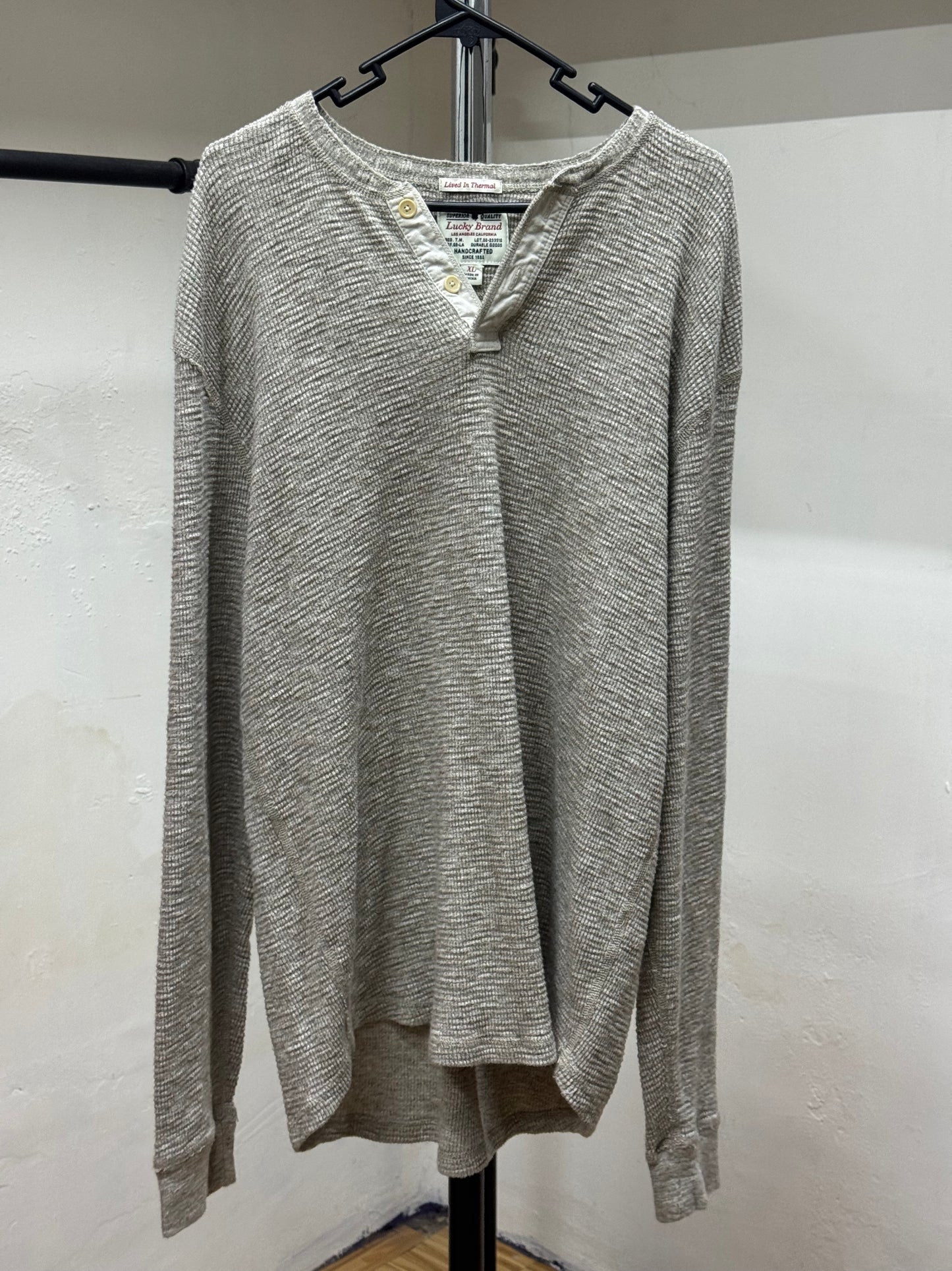 Lucky Brand Khaki Thermal Shirt