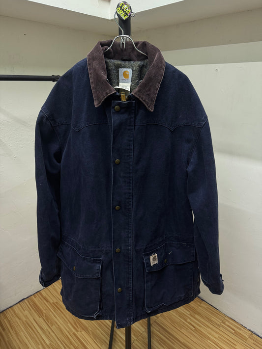 Carhartt Dark Blue Sip-Up Jacket