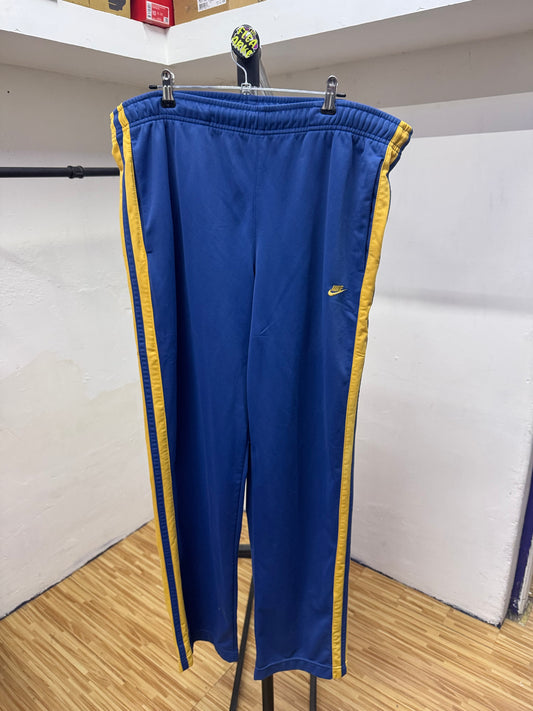 Nike Light Yellow Stripes Blue Sweatpants