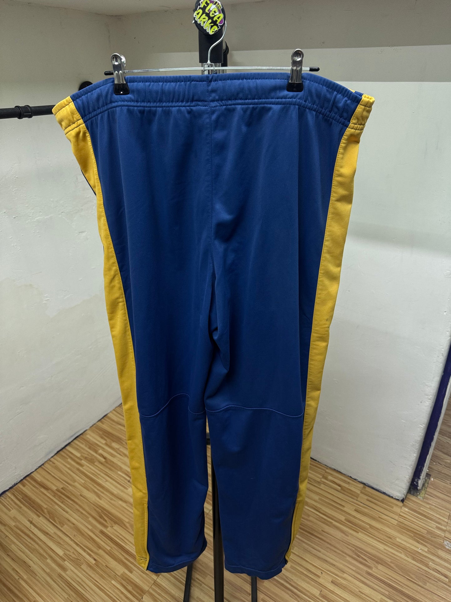 Nike Light Yellow Stripes Blue Sweatpants