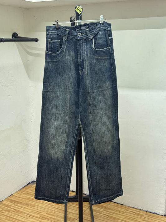 Bklyn Jeans Wide Leg Dark Blue Jeans