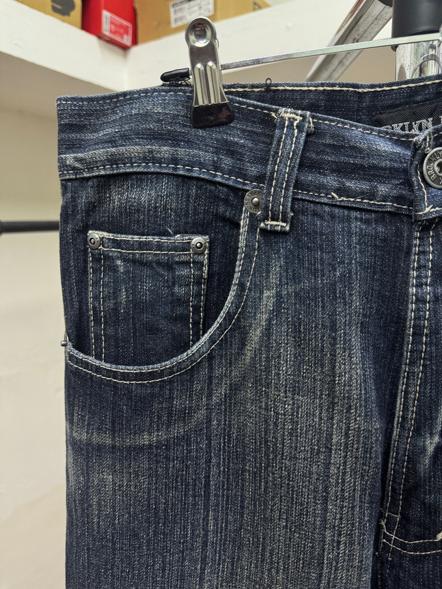 Bklyn Jeans Wide Leg Dark Blue Jeans