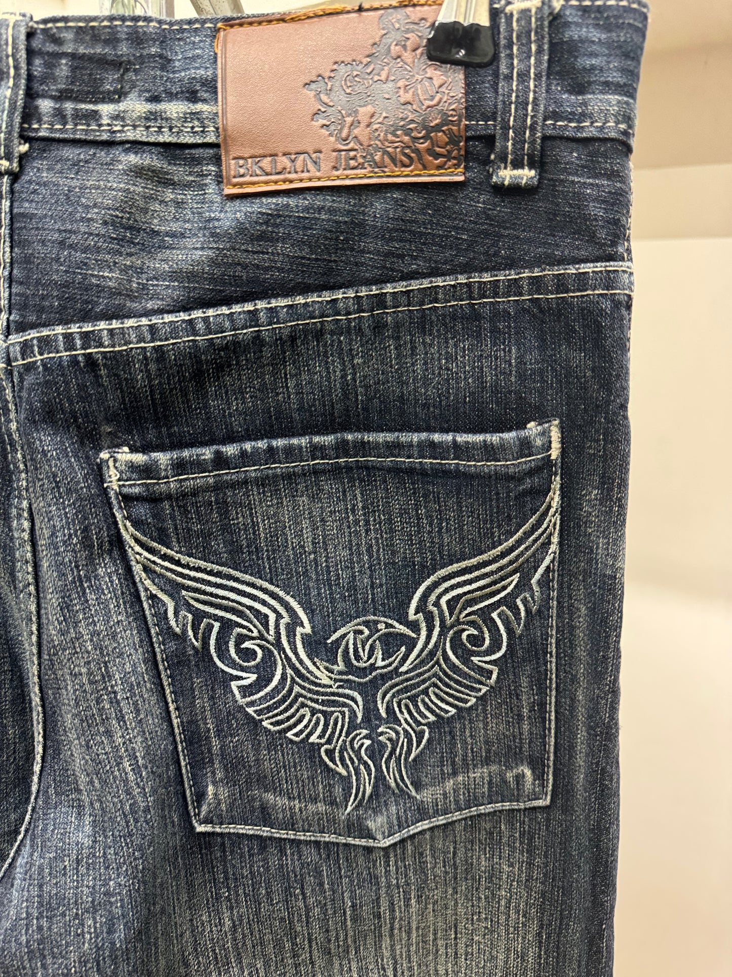 Bklyn Jeans Wide Leg Dark Blue Jeans
