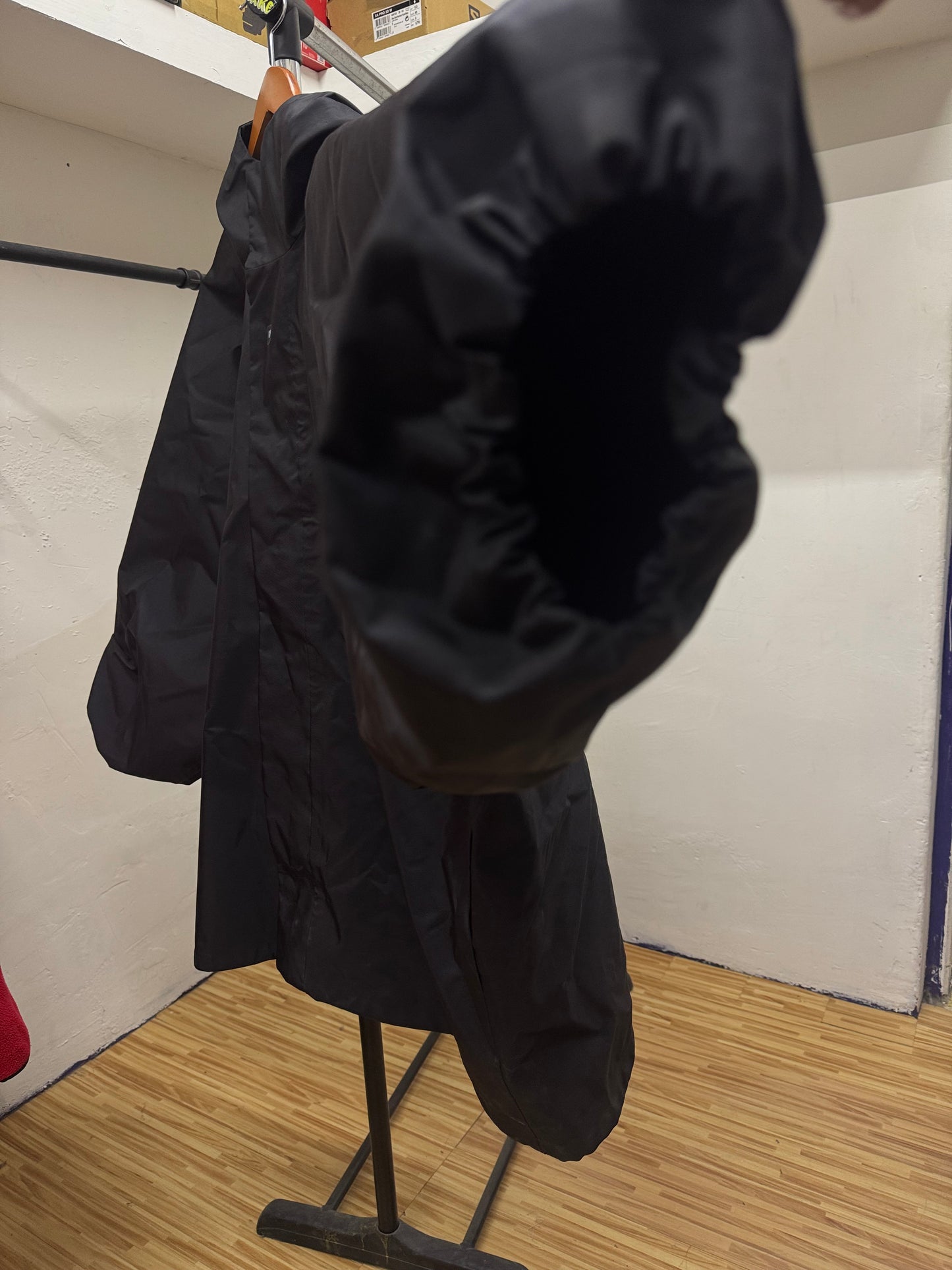 YZY GAP Balenciaga Parka Black Windbreaker