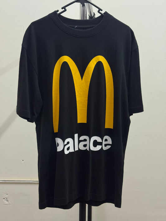 Palace x McDonald's Black Tee