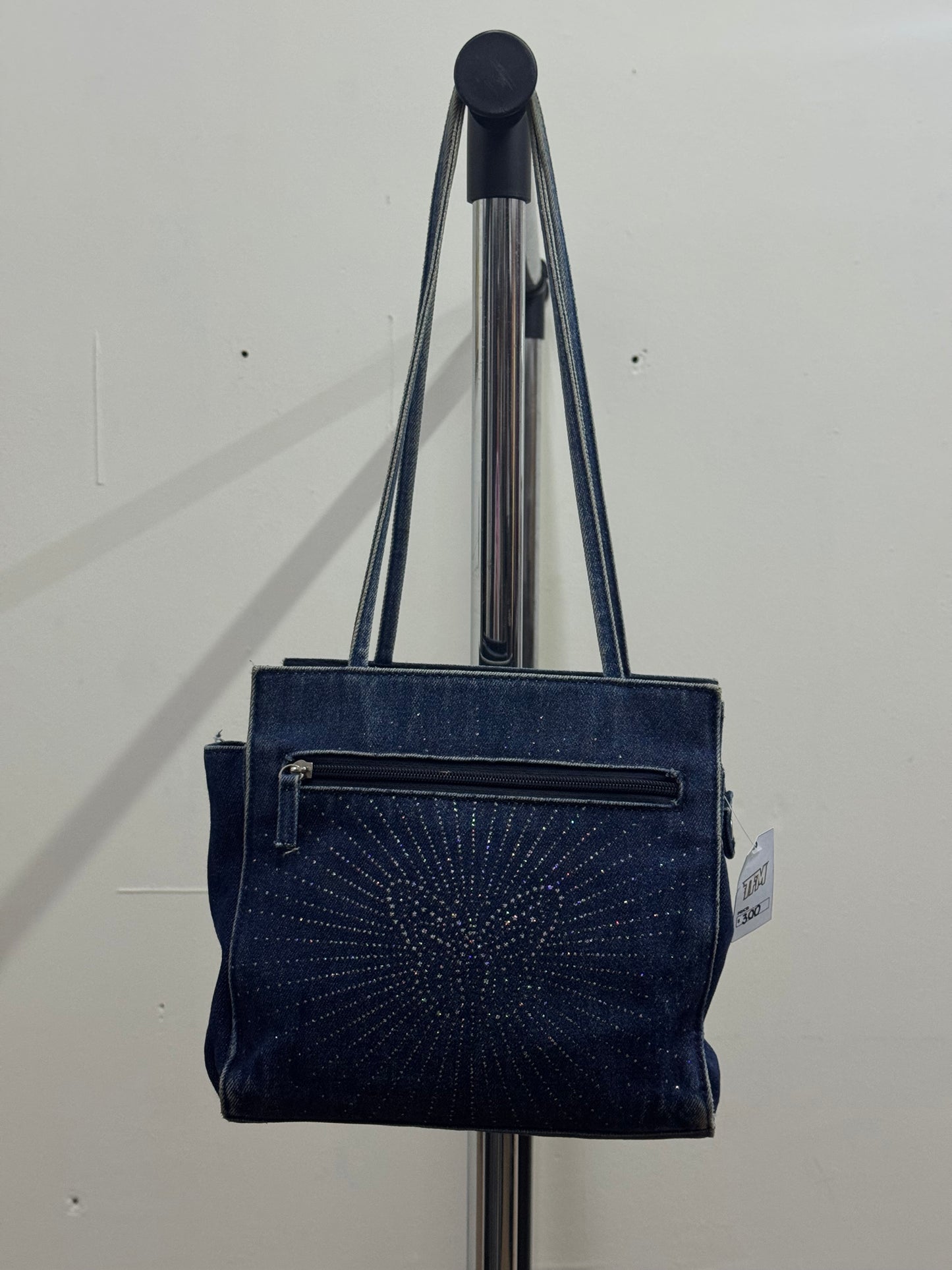 Dark Blue Denim Butterfly Bag