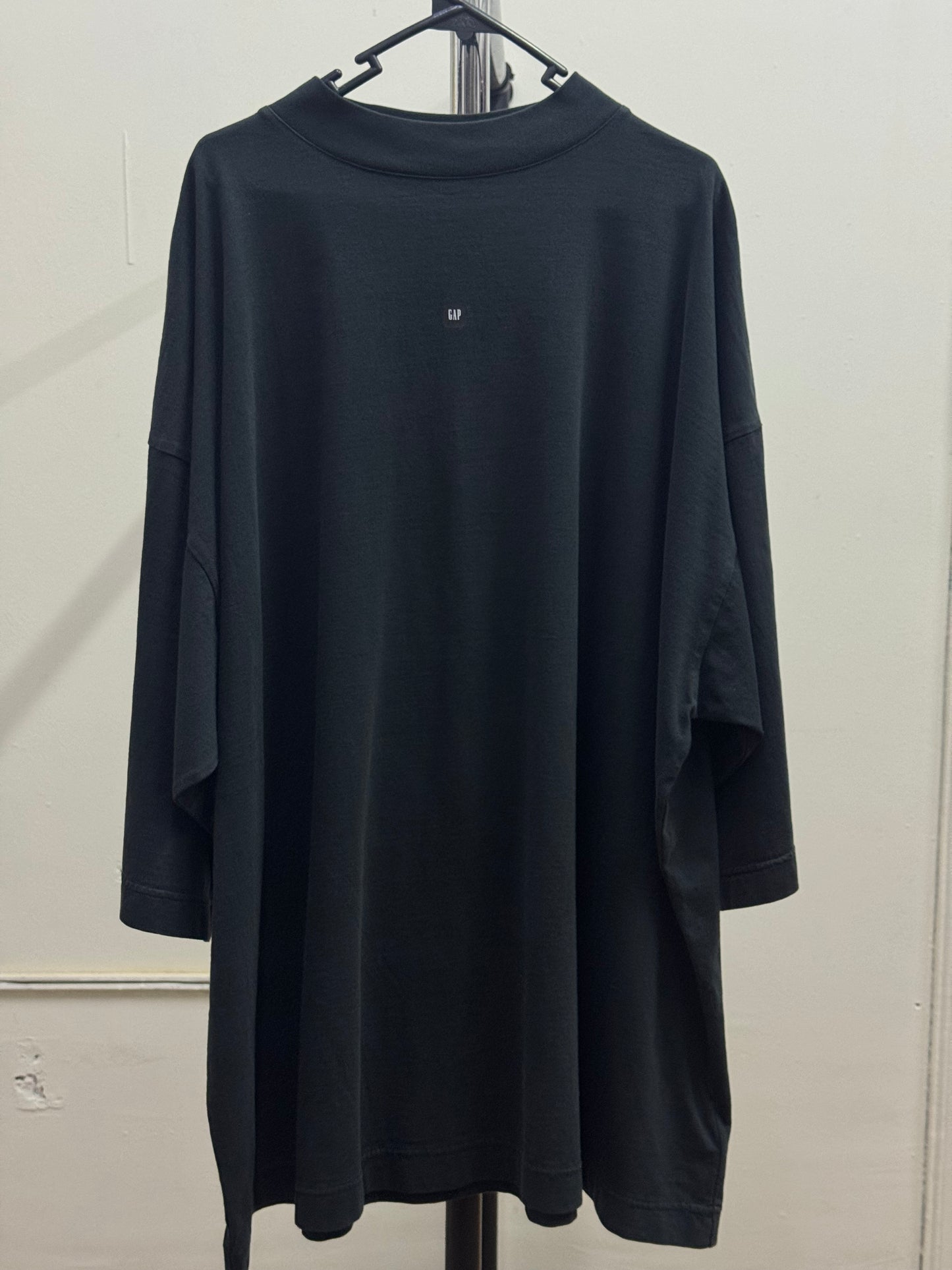 YZY GAP Black High Neck Tee
