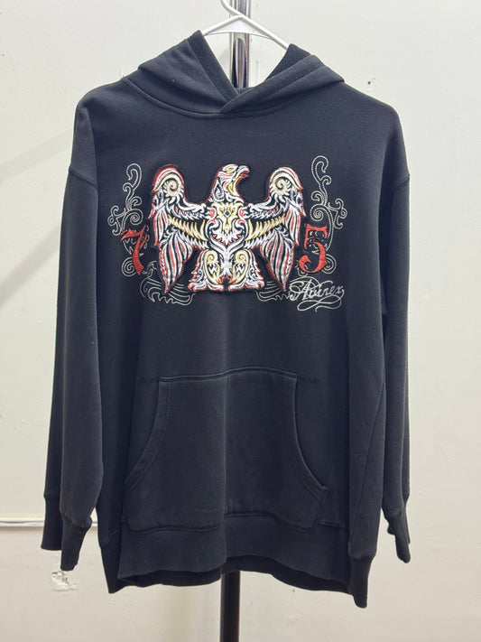 Avirex Eagle Black Hoodie