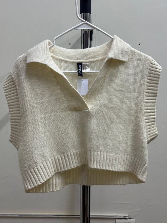 Women's Beige Cropped Top