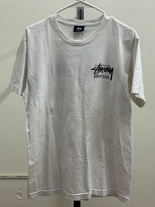 Stussy White Tee