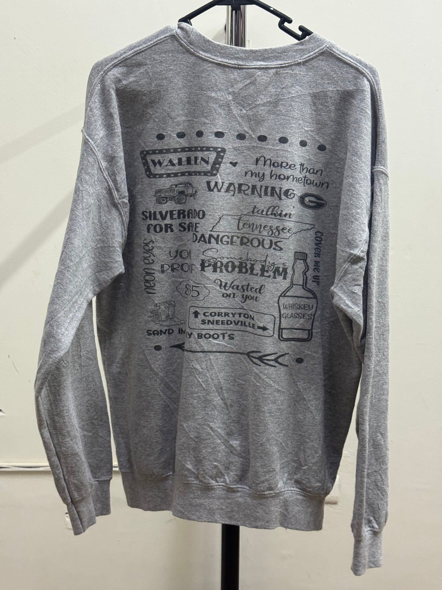 Wallen Light Gray Sweater