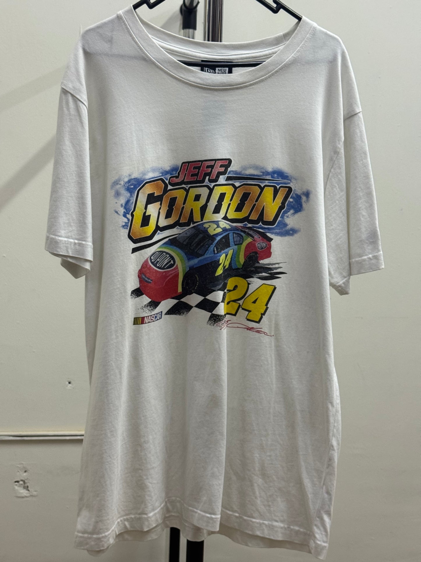 New Era Jeff Gordon White Tee