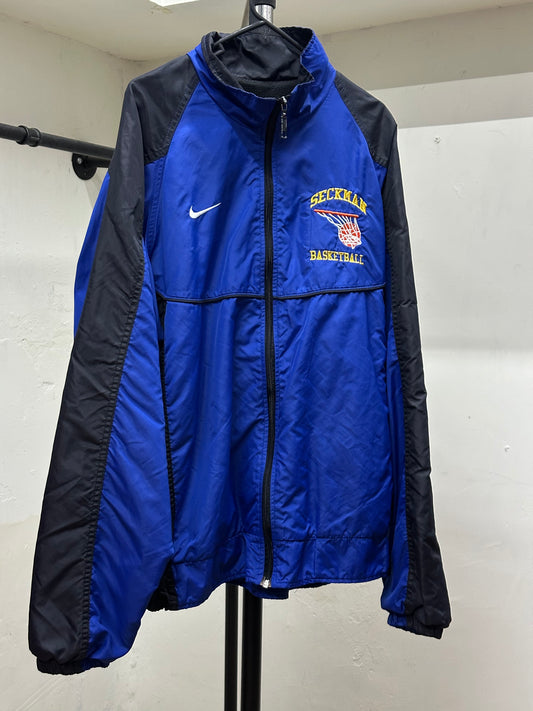 NIKE SECKMAN BASKETBALL WINDBREAKER BLUE JACKET