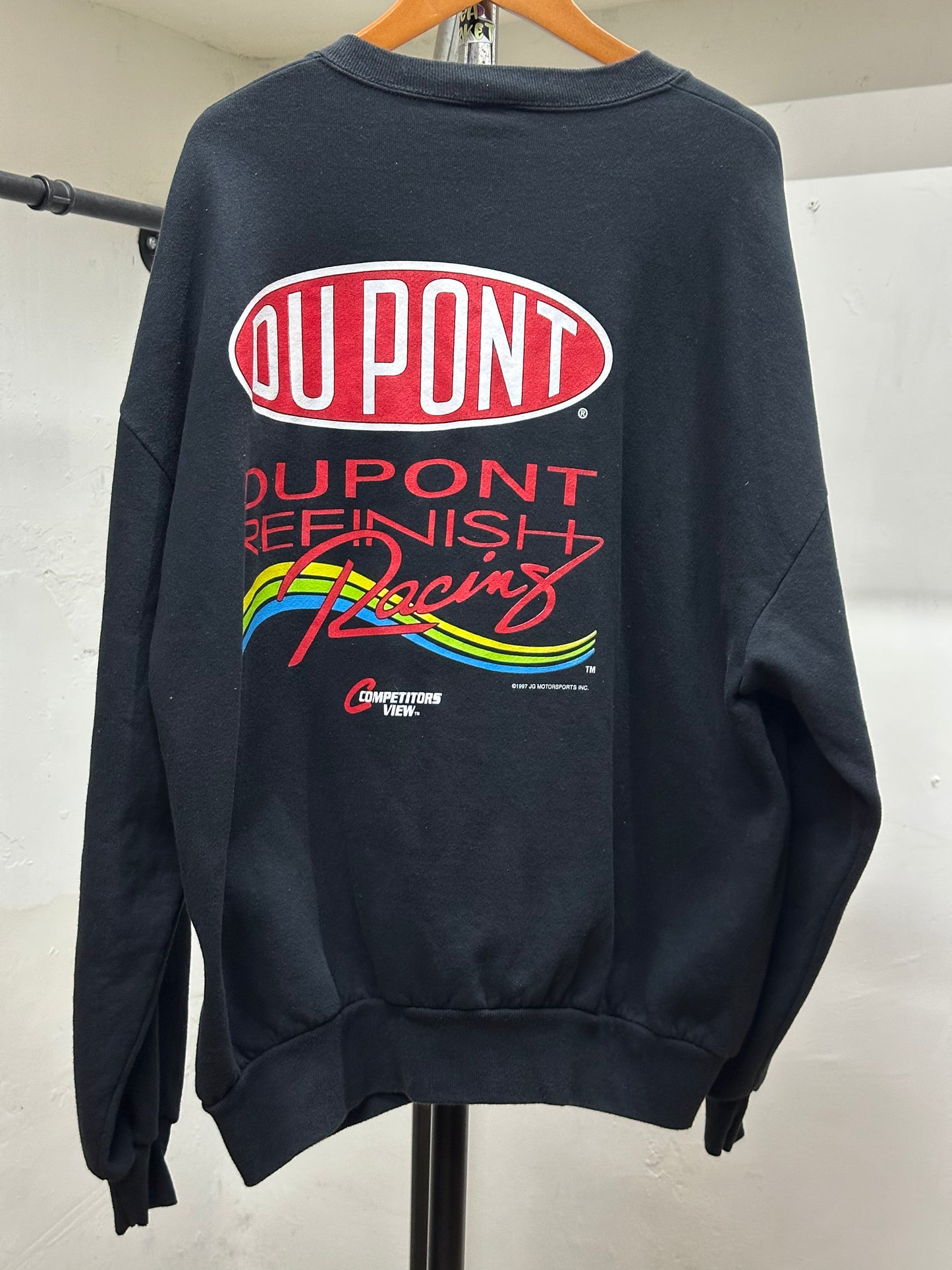 NASCAR DU PONT REFINISH RACING VINTAGE 1997 CREWNECK