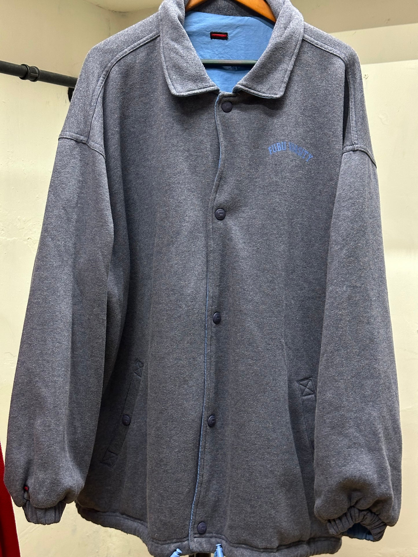 FUBU REVERSIBLE VARSITY JACKET