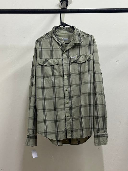 COLUMBIA GREEN SHIRT