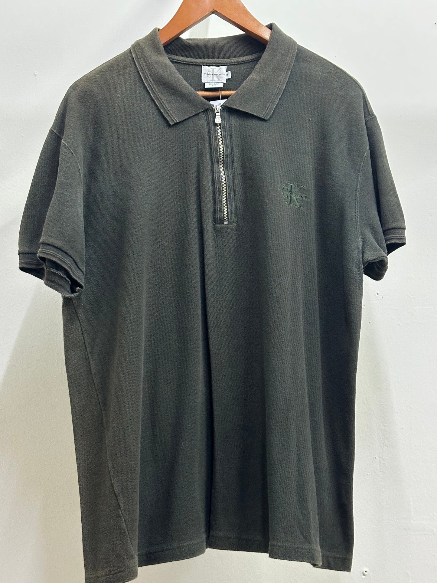 CALVIN KLEIN OLIVE POLO