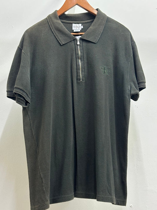 CALVIN KLEIN OLIVE POLO