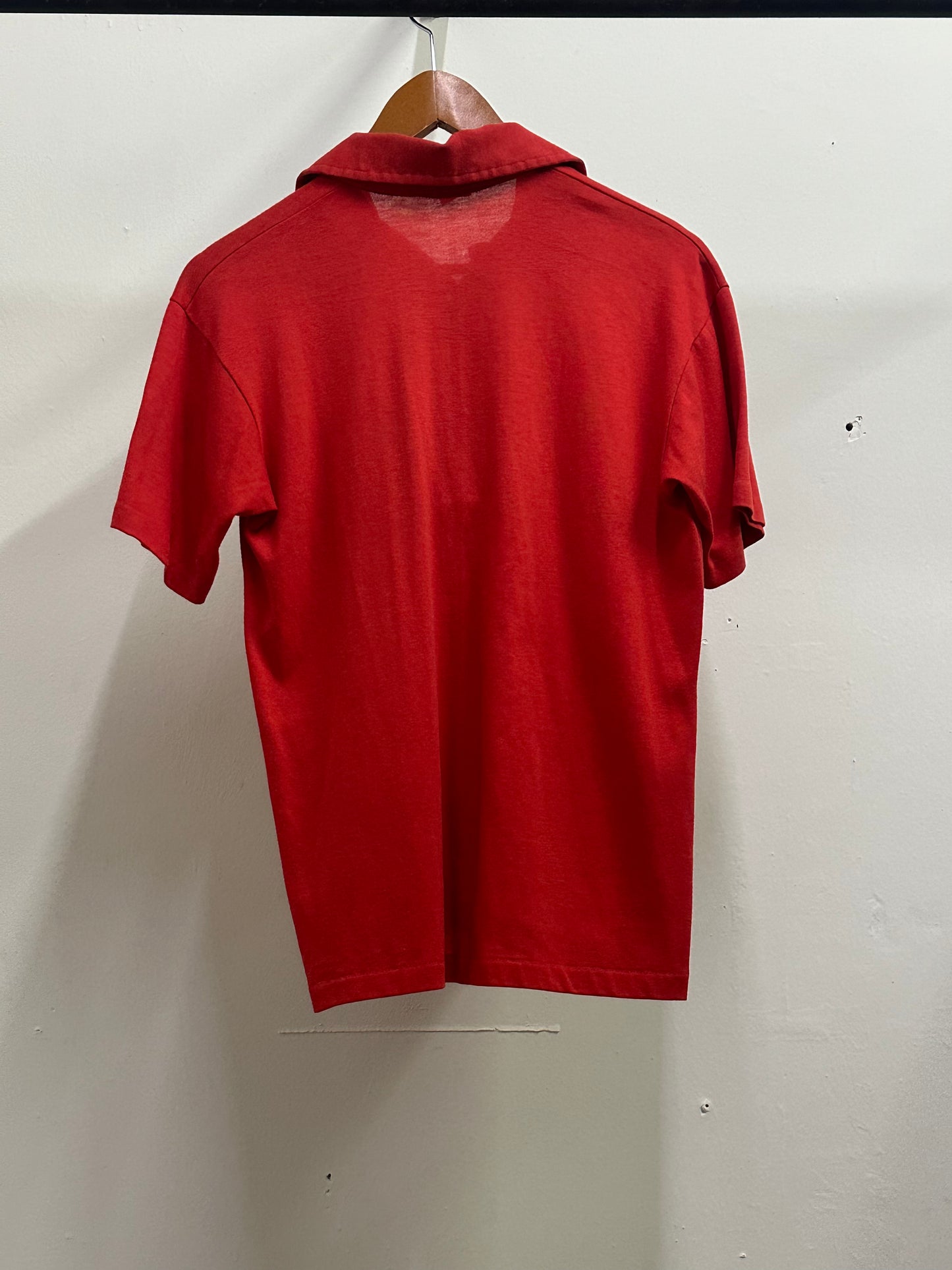 VINTAGE 70S RED ITALIAN POLO