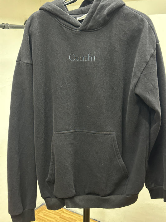 COMFRT HEAVY BLACK HOODIE