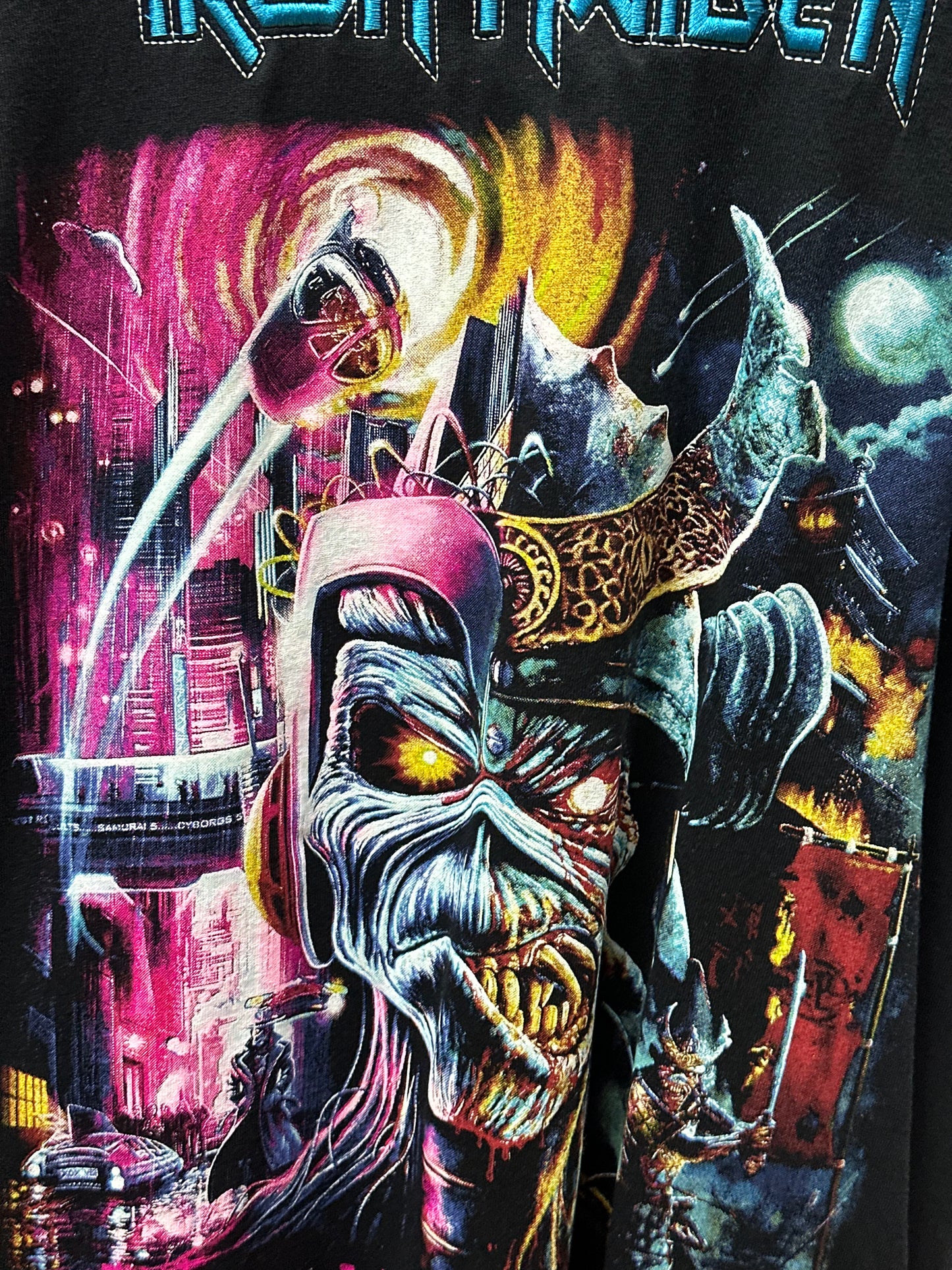 ROCK AND DEATH IRON MAIDEN FUTURE PAST 2024 TEE