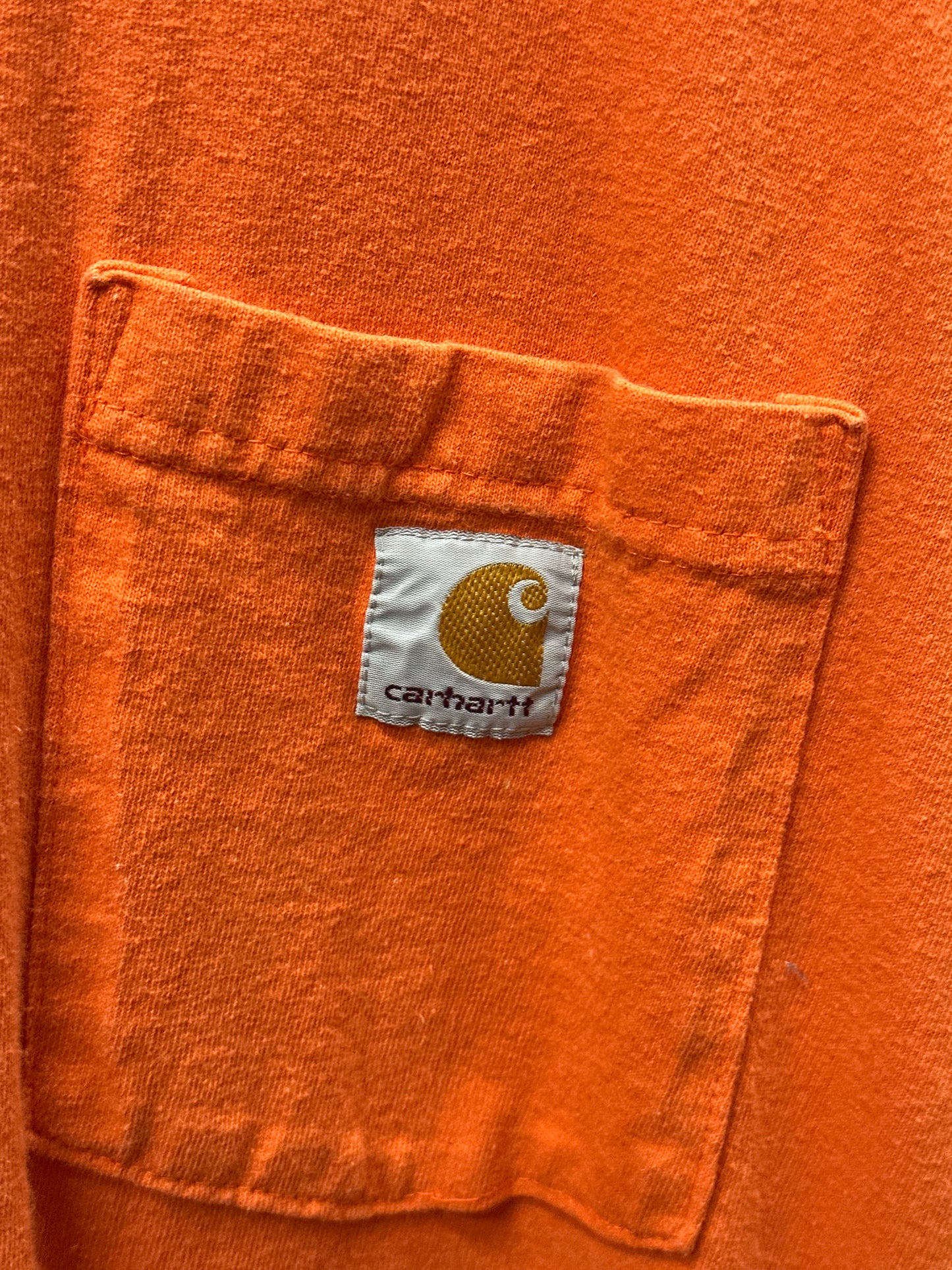 CARHARTT ORANGE POCKET TEE
