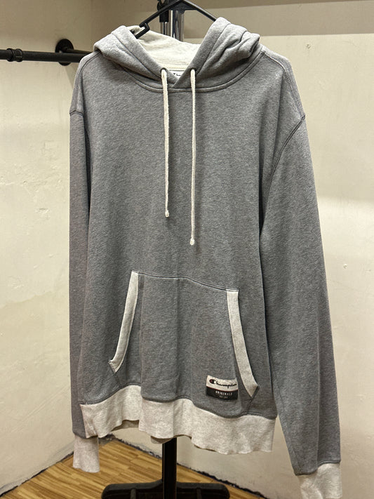 CHAMPION PULLOVER GREY HOODIE