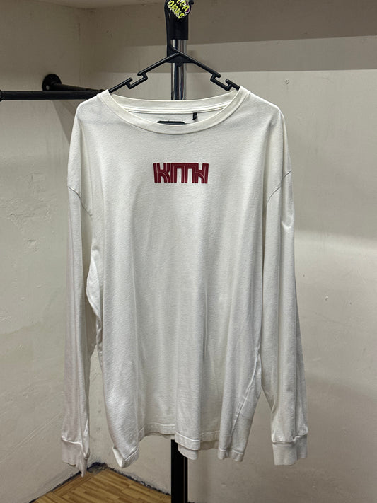 KITH WHITE L/S TEE
