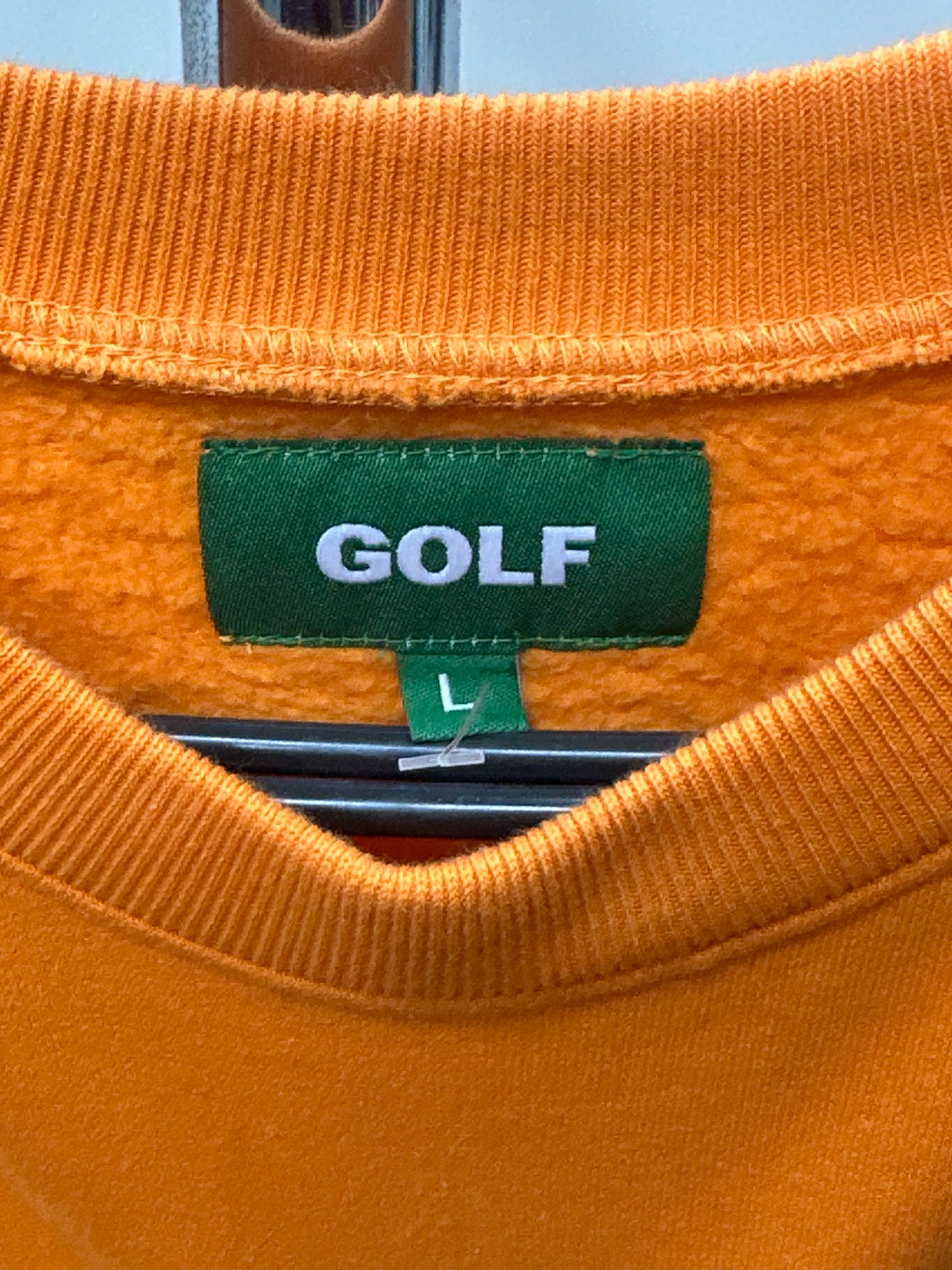 GOLF ORANGE CREWNECK