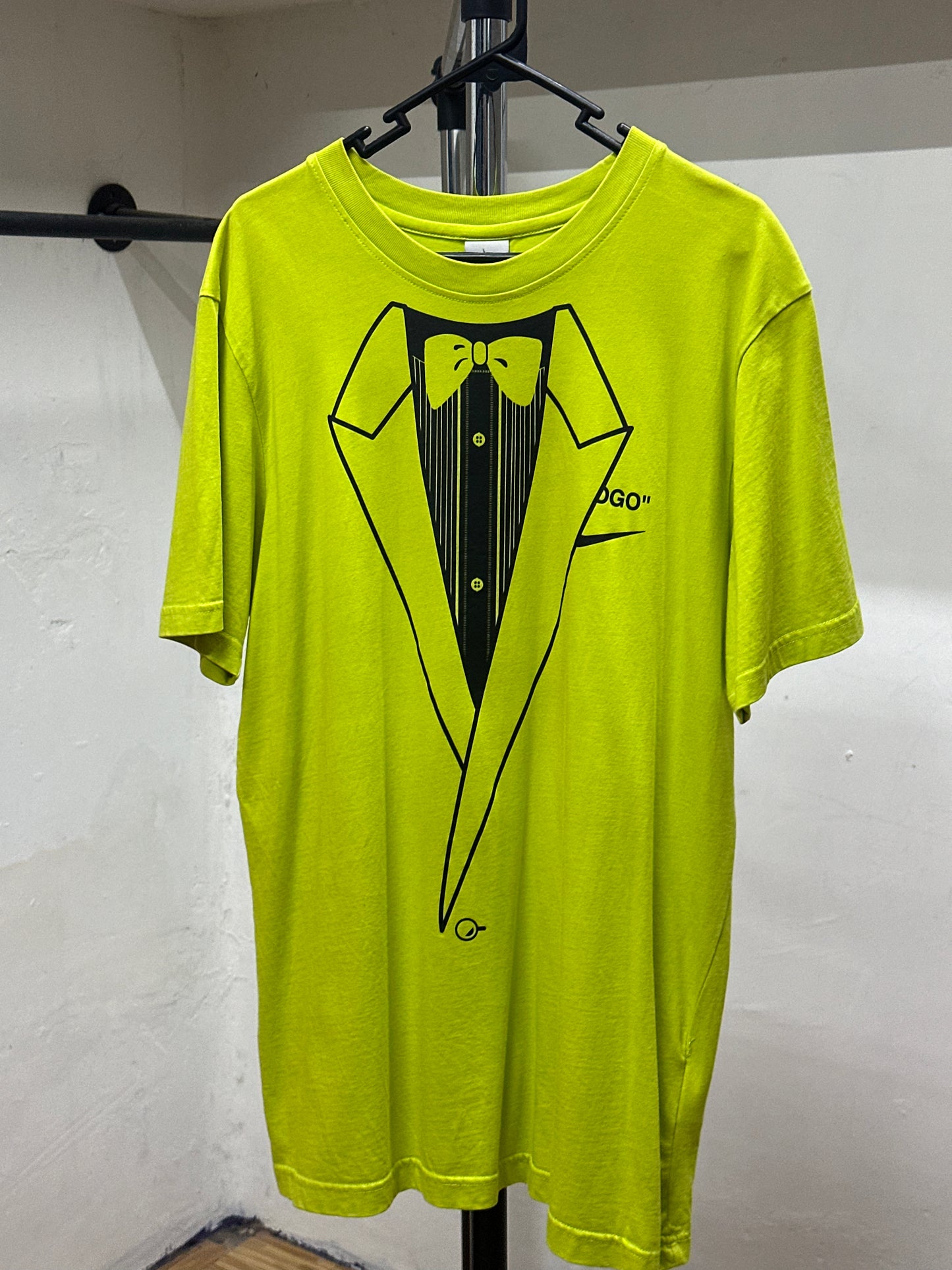 NIKE X OFF - WHITE NEON DOVE "LOGO" TEE