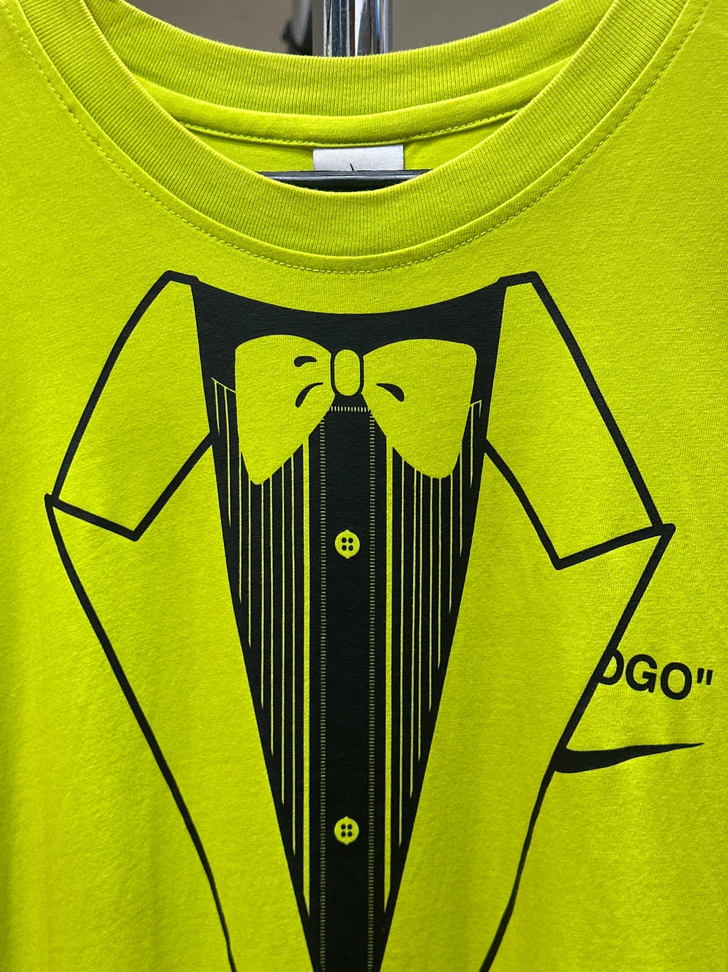 NIKE X OFF - WHITE NEON DOVE "LOGO" TEE