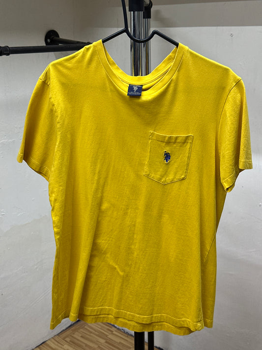 US POLO ASSN YELLOW TEE