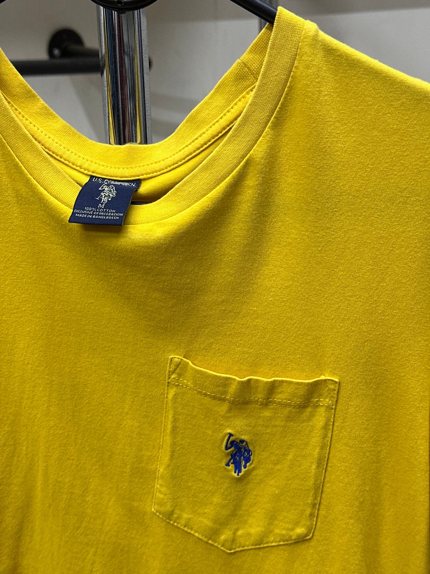 US POLO ASSN YELLOW TEE