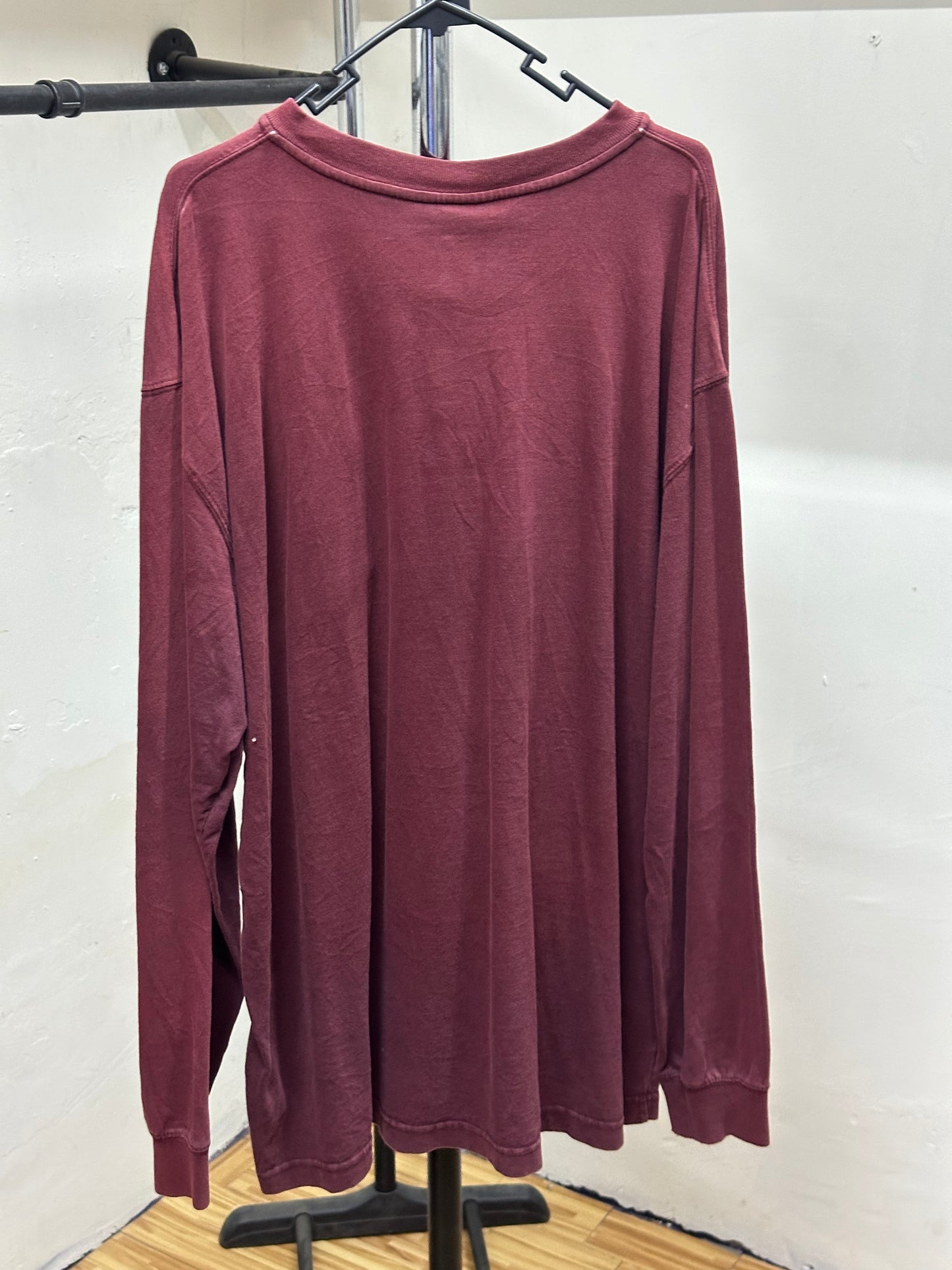 CARHARTT BURGUNDY L/S