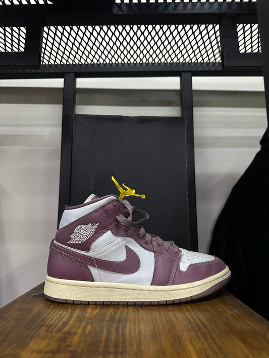 JORDAN 1 MID PURPLE SNEAKERS