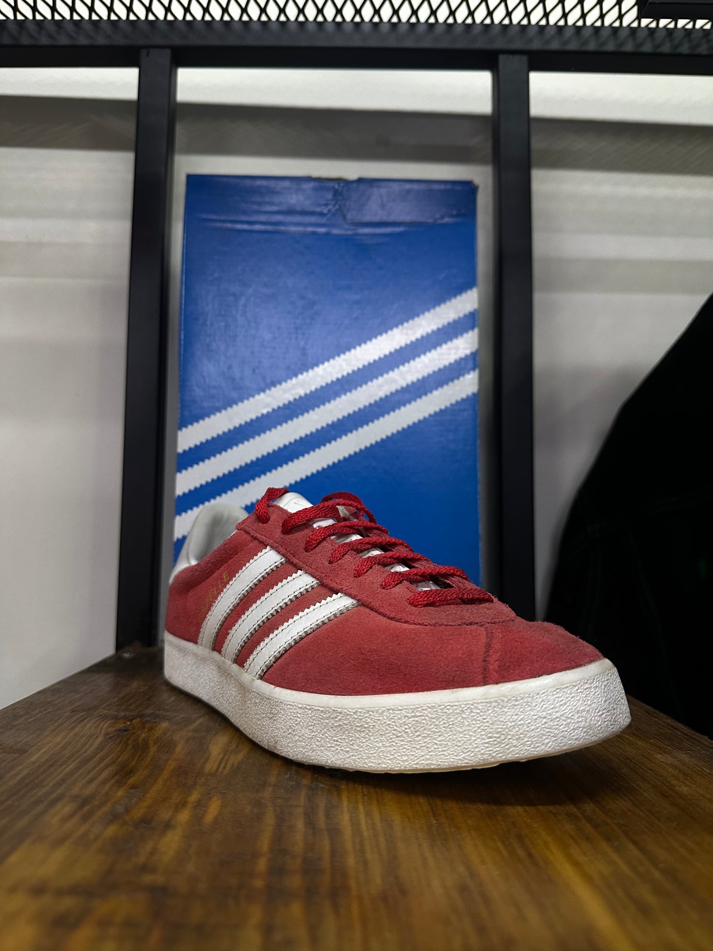 ADIDAS GAZELLE RED SNEAKERS